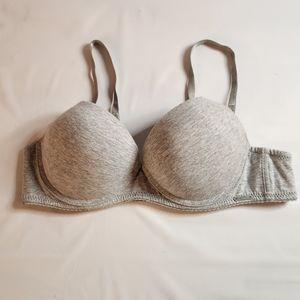 Nautica Intimates Women's Gray Padded Push Up Bra Underwire Size 36C